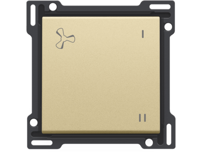 Afwerkingsset voor mechanisch gecontroleerde ventilatiebediening, gold coated