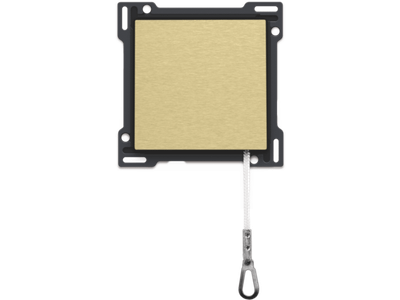Afwerkingsset voor trekdrukknop, gold coated