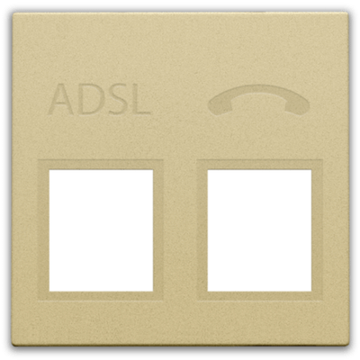 Enjoliveur adsl - tél, alu gold coated  Niko