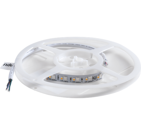 Ruban LED en rouleau avec 120 LED RVBB/m (60 LED RVB + 60 LED blanc chaud)  Niko