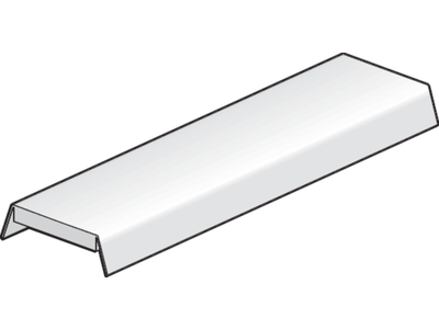 Vlakke milky white cover, 2 m