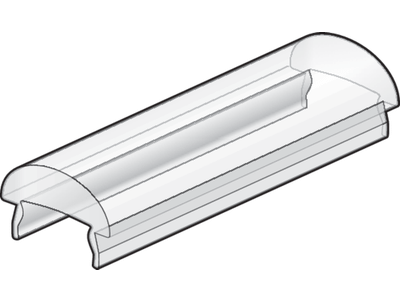 Transparante lenscover, 2 m