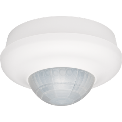 Aan- of afwezigheidsmelder PIR 360°, 230 V, 24 m, 10 A, slave, voor opbouw (white)  Niko