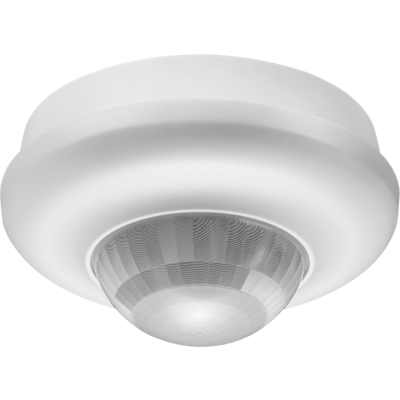 Melder 360°, 32 m, KNX, met 3 zone daglichtsturing, master, voor opbouw op hoge plafonds (white)  Niko