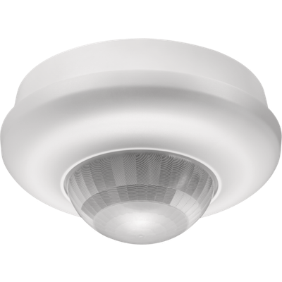 Melder 360°, 24 m, met 3 zone DALI-daglichtsturing en extra functionaliteiten, master of standalone, voor opbouw (white)  Niko