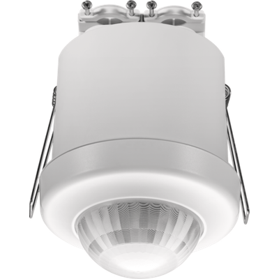 Melder 360°, 32 m, met 3 zone DALI-daglichtsturing en extra functionaliteiten, master of standalone, voor inbouw in hoge plafonds (white)  Niko