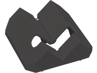 Hoekmontagebeugel, black