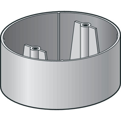 Boîte de montage pour le détecteur de présence 360°, pour montage en saillie sur plafonds  Niko