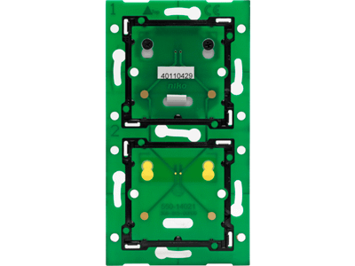 Tweevoudige verticale muurprint voor Niko Home Control voor gebruik met aansluitunit