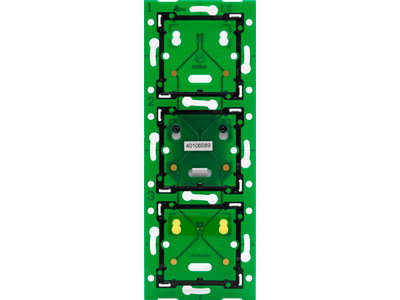 Drievoudige verticale muurprint voor Niko Home Control voor gebruik met aansluitunit
