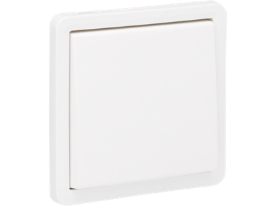 Spuitwaterdichte opbouwwisselschakelaar 10 AX/250 Vac met insteekklemmen, exclusief opbouwdoos