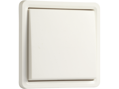 Spuitwaterdichte opbouwwisselschakelaar 16 AX/250 Vac met schroefklemmen, exclusief opbouwdoos,white