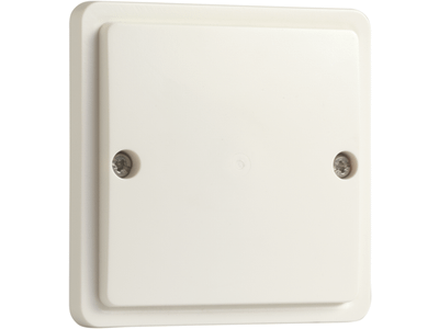 Blindplaat, exclusief opbouwdoos, Afwerkingskleur: white.