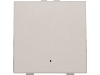 Enkelvoudige drukknop met led voor Niko Home Control, light grey