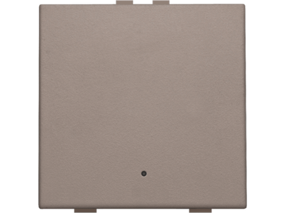 Enkelvoudige drukknop met led voor Niko Home Control, greige