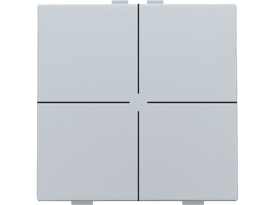 Viervoudige drukknop voor Niko Home Control, sterling