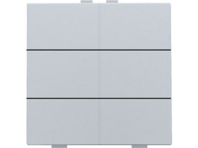 Zesvoudige drukknop voor Niko Home Control, sterling
