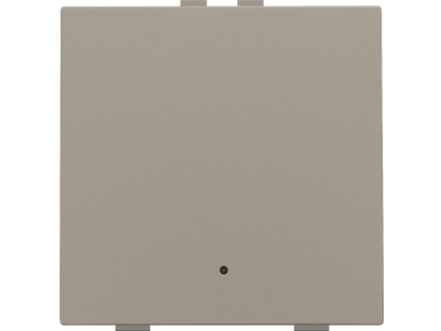 Enkelvoudige drukknop met led voor Niko Home Control, bronze