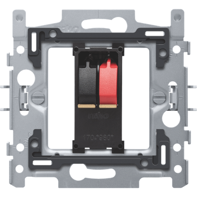 Base pour connexion d'enceinte simple, fixation par griffes  Niko