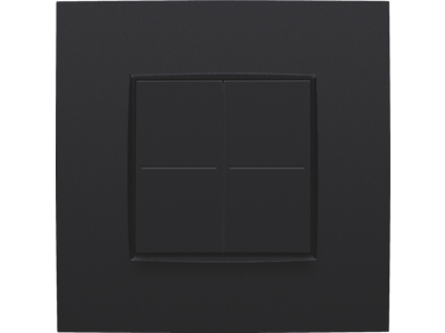 Niko dimschakelaar voor het Hue systeem Niko Intense matt black