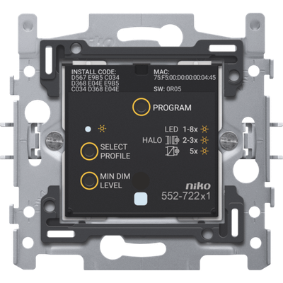 Variateur connecté, 2 fils, Zigbee  Niko