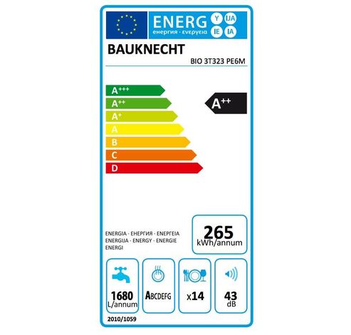 BIO 3T323 PE6M  Bauknecht