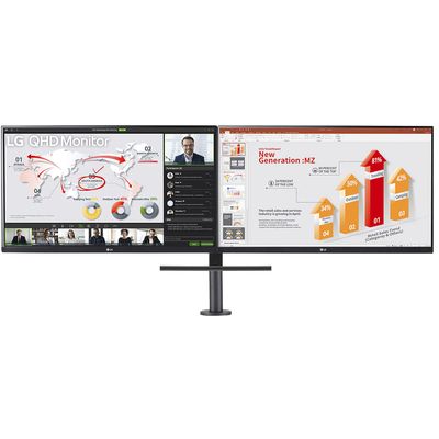 Moniteur QHD 27 pouces Ergo Dual avec Daisy Chain LG Electronics