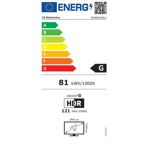LG Electronics UHD UR81 55 inch 4K Smart TV 2023