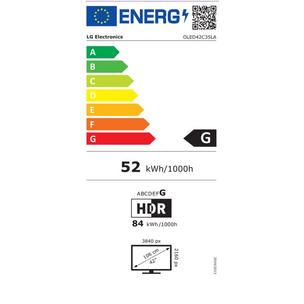 LG Electronics OLED42C35LA OLED evo C3 42 inch 4K Smart TV 2023