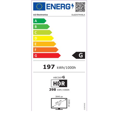 OLED97M49LA 97 Inch LG OLED SIGNATURE M4 4K Smart TV 2024  LG Electronics