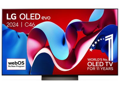 77 Inch LG OLED evo C4 4K Smart TV 2024