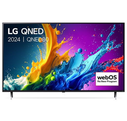 55 Inch LG QNED QNED80 4K Smart TV 2024  LG Electronics