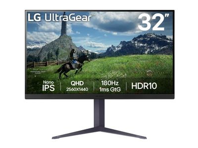 UltraGear 32GS85Q-B - QHD Nano IPS Gaming Monitor - 180hz - 32 inch