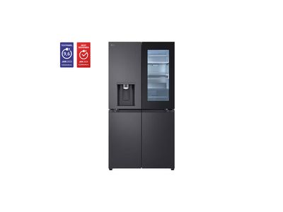 GMG960EVEE 638L Amerikaanse koelkast Zwart InstaView™ DoorCooling+ Craft Ic