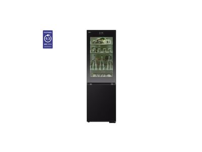 GBG7190CEV 352L Koelkast en vriezer Zwart | MoodUP™ | InstaView™ | ThinQ™