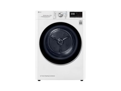 RH90V9AV3N 9kg DUAL Inverter Warmtepomp Droger Wit | Eco Hybrid™ | Allergy Care™ | Auto Cleaning Condenser