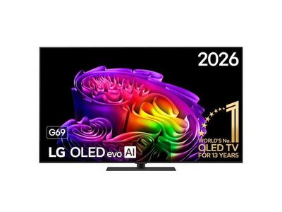 OLED65G69LS 65 inch LG OLED evo AI G6 4K Smart TV 2026