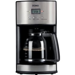 Domo DO473K Koffiezet met timer Inox 1,8L