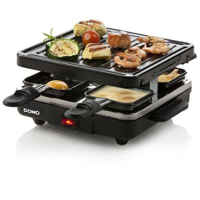 Just us Raclette-grill 4p 600w Domo