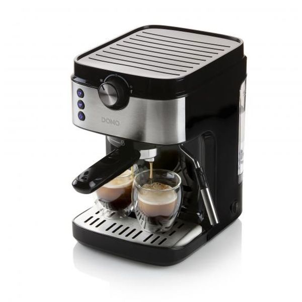 Domo Espresso 19bar zwart/inox DO711K