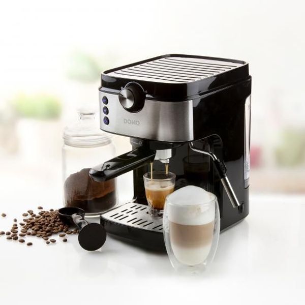 Domo Espresso 19bar zwart/inox DO711K