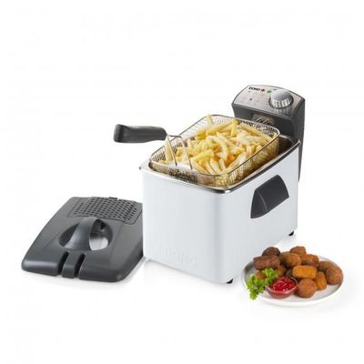 Friteuse inox wit, 4.5L, 3200W Domo