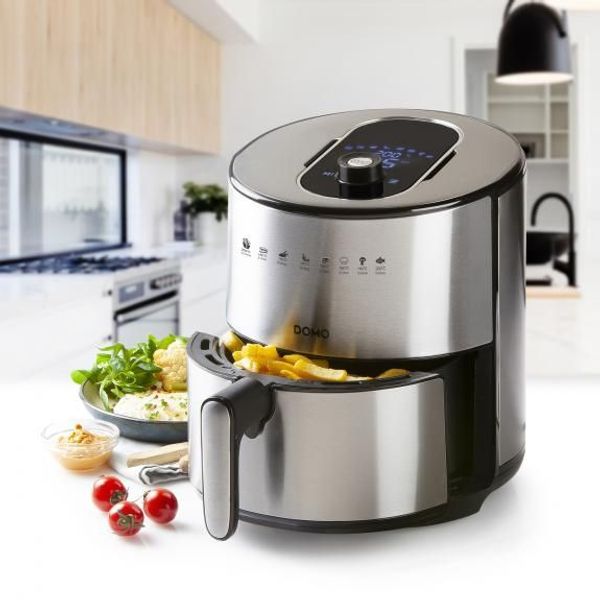 Domo Deli-fryer - 4 L - inox - 1500 W