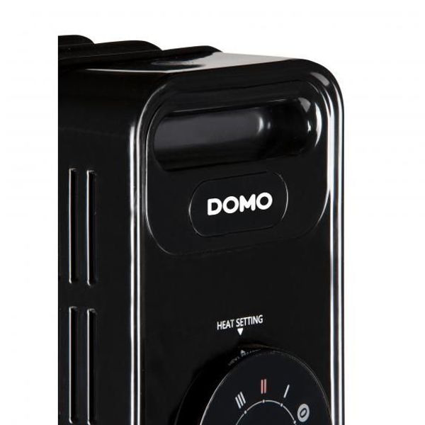 Domo DO7327R Olieradiator zwart, 9 leden, 2000W