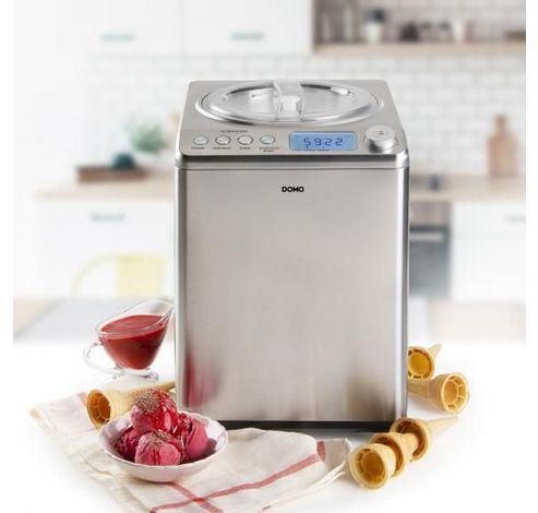 Sorbetière PRO 2,5L inox design  Domo