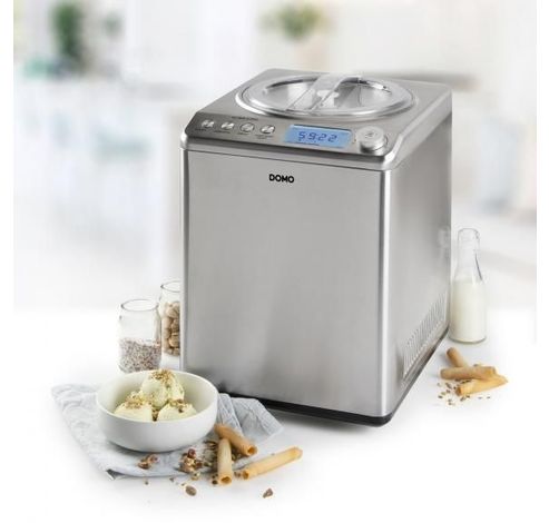 Sorbetière PRO 2,5L inox design  Domo