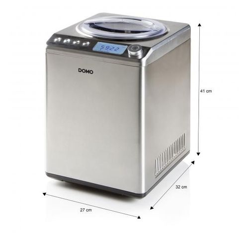 Sorbetière PRO 2,5L inox design  Domo