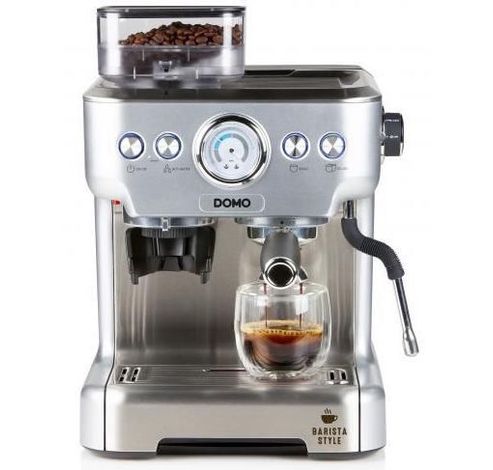 Espressomachine RVS 20bar  Domo