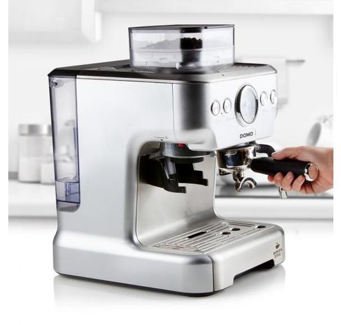 Espressomachine RVS 20bar  Domo