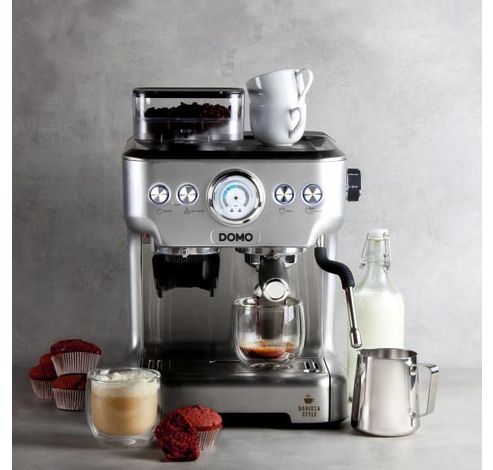 Espressomachine RVS 20bar  Domo